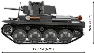 Panzer 38(t) / (ČKD) LT vz. 38 Tank, WWII: COBI Set #2666 Building Kit Cobi Toys