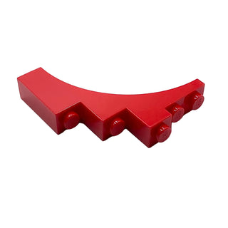 Arch 1x5x4 (Continuous Bow), Part# 2339/14395 Part LEGO® Red