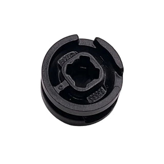 Wheel 11mm D. x 6mm with 8 'Y' Spokes with Silver Outline Pattern, Part# 93595pb02 Part LEGO®