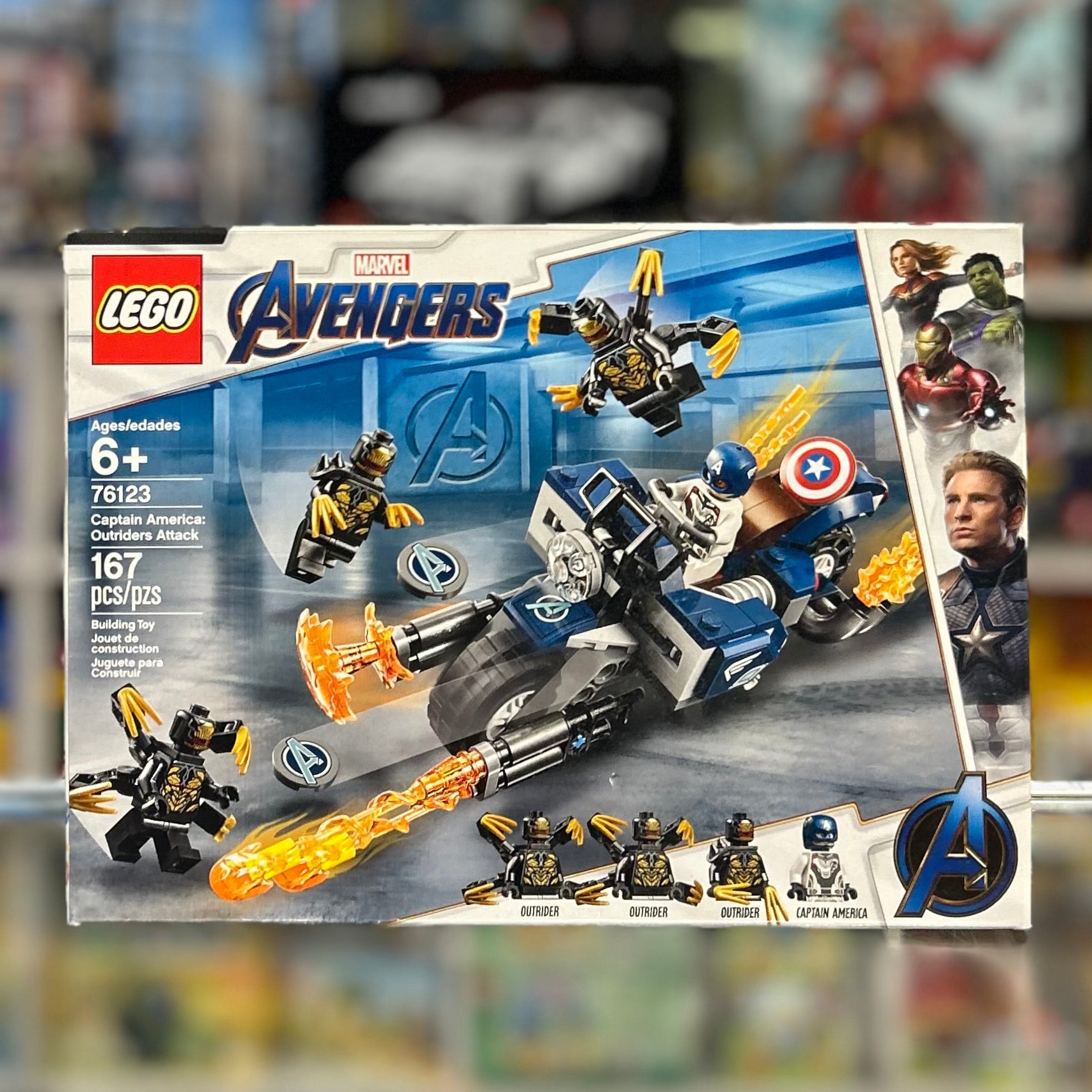 Captain America: Outriders Attack, 76123-1 - Main Image