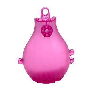 Container, Pear-Shaped 5 x 12 x 14 Half, Part# 65253 Part LEGO® Trans-Dark Pink
