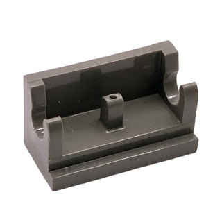 Hinge Brick 1 x 2 Base, Part# 3937 Part LEGO® Dark Gray