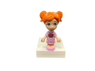 Ella - Micro Doll, Bright Pink Watermelon Dress, frnd698 Minifigure LEGO®   