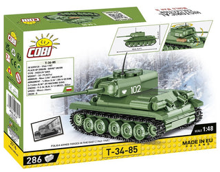 COBI T-34-85 Tank 1:48: Set #2716 Cobi Kit Cobi Toys
