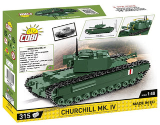 COBI Churchill MK. IV Tank 1:48: Set #2717 Cobi Kit Cobi Toys
