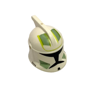 Minifigure, Headgear Helmet SW Clone Trooper with Holes, Sand Green Markings Pattern, Part# 61189pb07 Part LEGO®