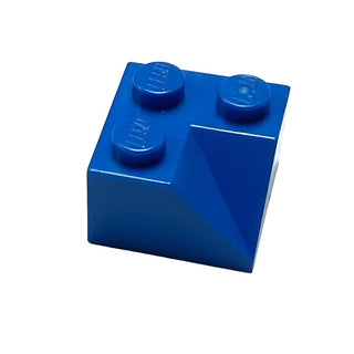 Slope 45 2x2 Double Concave, Part# 3046 Part LEGO® Blue  