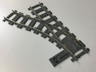LEGO® 9v Train Track, Switch Point Left, Dark Bluish Gray Part LEGO®   