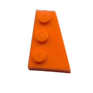 Wedge, Plate 3 x 2 Right, Part# 43722 Part LEGO® Orange