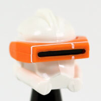 Orange Macrobinoculars- CAC Custom Headgear Accessory Clone Army Customs White  