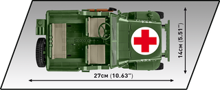 COBI JEEP Willys MB Medical: Set #2806 - 1:12 Scale Cobi Kit Cobi Toys