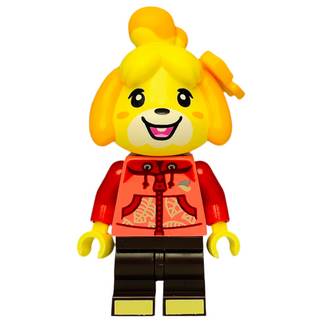 Isabelle - Coral Hoodie, ani014 Minifigure LEGO® Like New