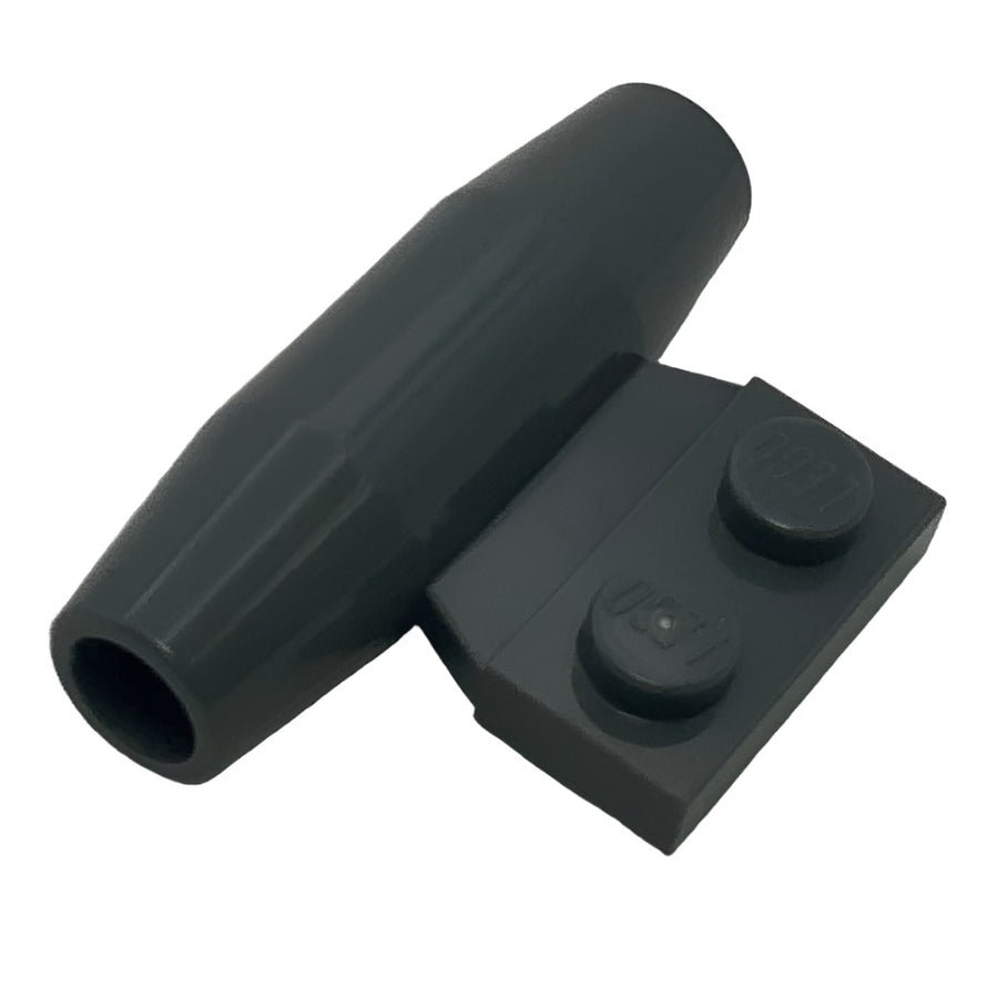 Aircraft, Small Engine Smooth with Axle Holders, Part# 3475b Part LEGO® Dark Bluish Gray  