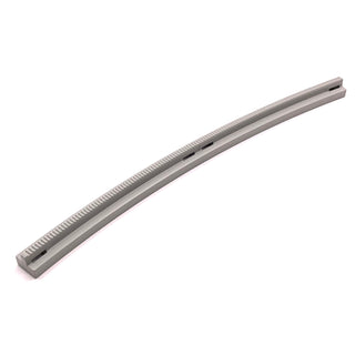 Train, Track Rail Curved Outside with Slots, Part# 3229b Part LEGO® Light Gray Very Good