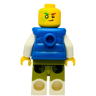 Mateo - Z-Blob Shirt, Blue Puffer Vest, drm053 Minifigure LEGO®