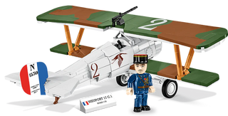 Nieuport 17 C.1 Sesquiplane Fighter Plane, Great War : COBI Set #2997 Building Kit Cobi Toys