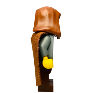 Jedi Bob - Dark Bluish Gray Tunic, Reddish Brown Hood and Cape, sw1379 Minifigure LEGO®