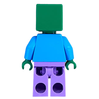 Zombie, Medium Lavender Legs, min245 - LEGO® Minecraft Minifigure