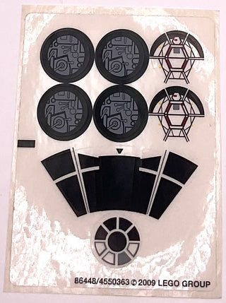 Sticker Sheet for Set Midi-Scale Millennium Falcon, 7778 - (86448/4550363), Part# 7778stk01 Part LEGO® Complete