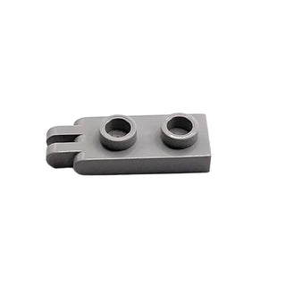 Hinge Plate 1 x 2 with 2 Fingers on End - Hollow Studs, Part# 4276b Part LEGO® Light Gray