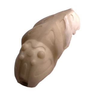 Bionicle Rahkshi Kraata Stage 4 with Marbled Pattern, Part# kraata4 Part LEGO® Pearl Very Light Gray Head (White Tail)