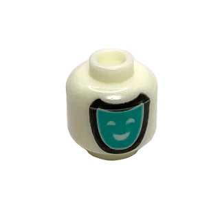 LEGO® Minifigure, Head with Dual Sided Theater Masks Pattern, Part# 3626pb2824