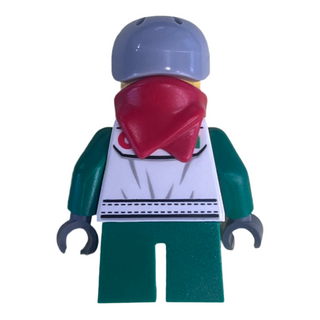 Octan- Jacket with Red and Green Stripe with Red Bandana, hol070b Minifigure LEGO®