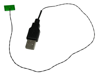 1x2 LED Light-up Plate, USB Powered, LS1x2P Custom Parts United Brick Co®