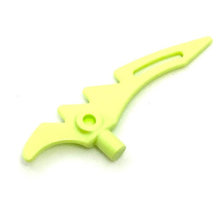 Crescent Blade, Part #98141. Part LEGO® Yellowish Green  