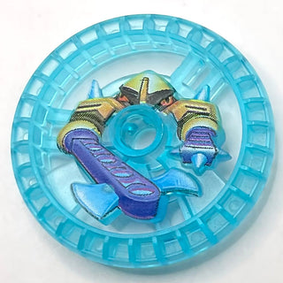 Technic, Disk 5x5 - RoboRider Talisman Wheel, Axer Mold with Robot Pattern, Part# 32361pb01