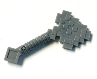 Minifigure Weapon, Minecraft Axe, Part# 18788 Part LEGO® Dark Bluish Gray (Stone)  