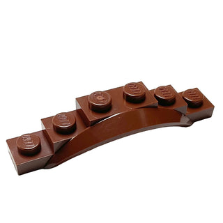 Vehicle, Mudguard 1 1/2 x 6 x 1 with Arch, Part# 62361 Part LEGO® Reddish Brown