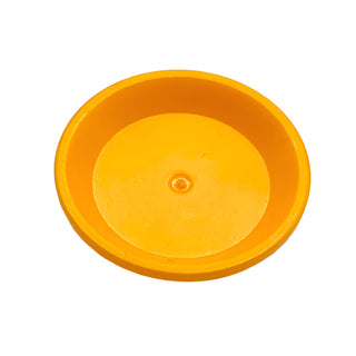 Friends Accessories Dish, Round, Part# 93082f Part LEGO® Bright Light Orange