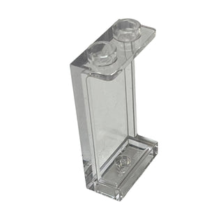 Panel 1x2x3 with Side Supports - Hollow Stud, Part# 87544 Part LEGO® Trans-Clear  