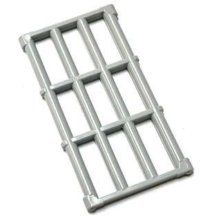 Bar 1x4x6 Grille with End Protrusions, Part# 92589 Part LEGO® Light Bluish Gray