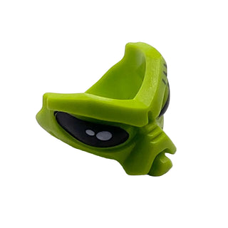 Face, Alien with Black Eyes Pattern (Commander), Part# 95201pb01 Part LEGO®