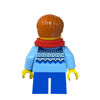 Carol Choir Saxophone Player, hol404 - LEGO® Holiday Minifigure