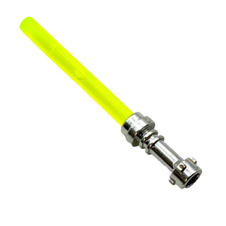 Star Wars Lightsaber, Chrome Hilt and Blade (Multiple Colors), Part# 64567 (Chrome) + 30374 Part LEGO® Very Good: Trans-Neon Green  