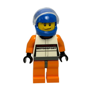 Porsche 911 GT Driver - Blue Helmet, sc008 Minifigure LEGO®   