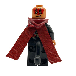 Evil Macaque - Black and Red Armor, Dark Red Cape, Cat Tail, mk090 Minifigure United Brick Co®