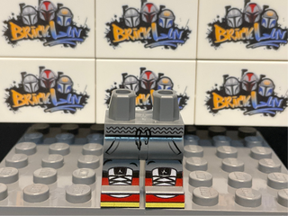 Jumpman 1s Custom minifigure BrickLuv Dark Gray