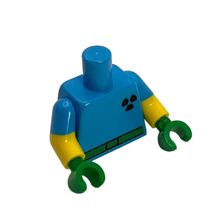 Fallout Boy Milhouse LEGO® Simpsons Minifigure Torso, Part# 973pb1997c01 Part LEGO® Dark Azure