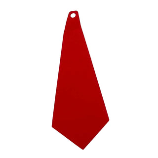 Minifigure Cape Cloth, Extended, Tie Shaped with Pointed End, Part# 16494 Part LEGO® Red Very Good