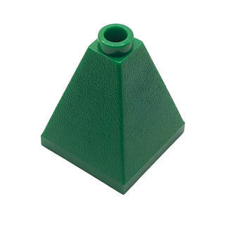 Slope 75 2 x 2 x 2 Quadruple Convex, Part# 3688 Part LEGO® Green
