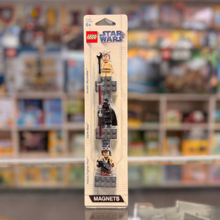 Magnet Set, Minifigures SW (3) - Anakin Skywalker, Darth Maul, Naboo Fighter Pilot - with 2 x 4 Brick Bases blister pack - LEGO® Star Wars Magnet Set