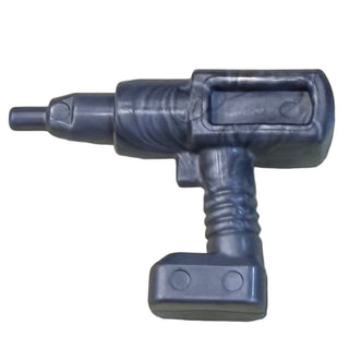 Minifigure, Utensil Tool Cordless Electric Impact Wrench / Drill Part# 11402b Part LEGO® Flat Silver