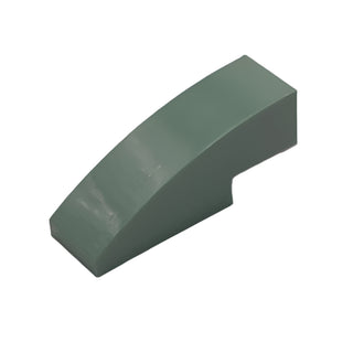 Slope, Curved 3x1, Part# 50950 Part LEGO® Sand Green 1 Part