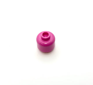 Minifigure, Head (Plain) - Hollow Stud, Part# 3626c Part LEGO® Dark Pink  