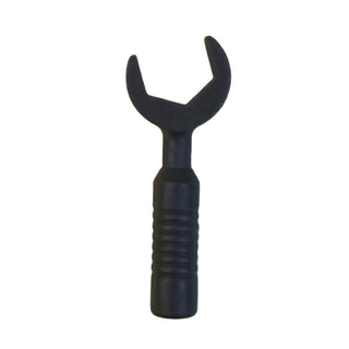 Minifigure Utensil Tool Open End Wrench - 6-Rib Handle Part#6246e Part LEGO® Dark Gray