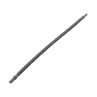 Hose, Flexible Ribbed with 8mm Ends 19L / 15.2cm, Part# 57539 Part LEGO® Flat Silver